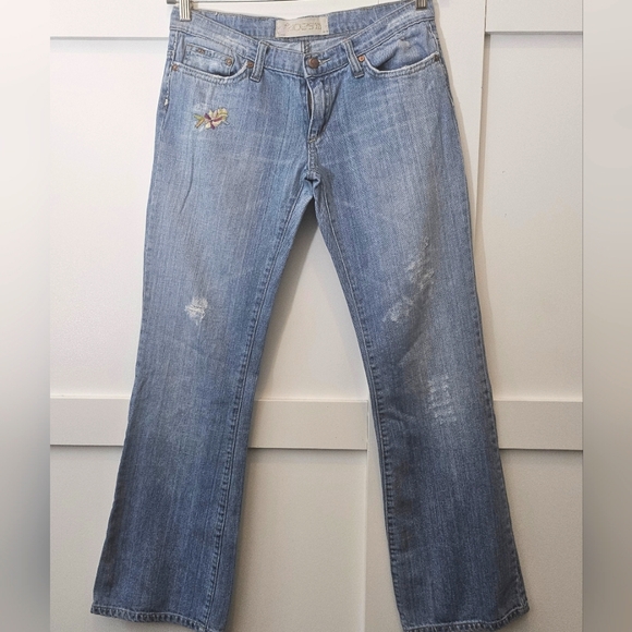 JOE'S JEANS 1971 women's flare leg embroidered denim - Picture 7 of 8